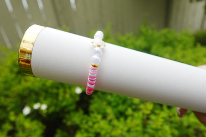 Pink Tide Turtle Bracelet